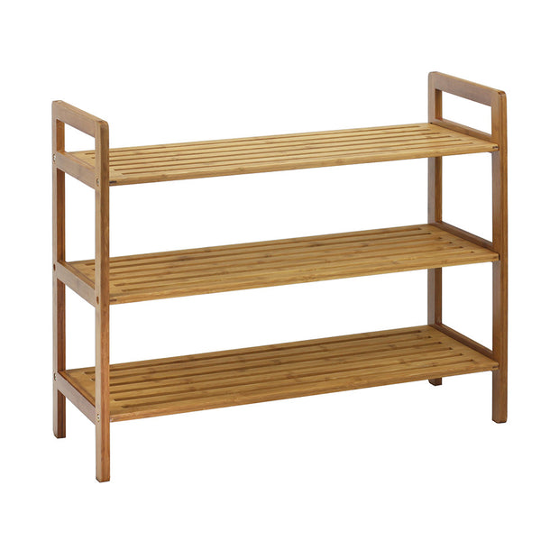  Bamboo Shoe Rack 12 Tier- Vertical Shoe Rack for Small Spaces,  Tall Narrow Shoe Rack Organizer for Closet Entryway Corner Garage and  Bedroom,Skinny Shoe Shelf with Free Stackable DIY : Home