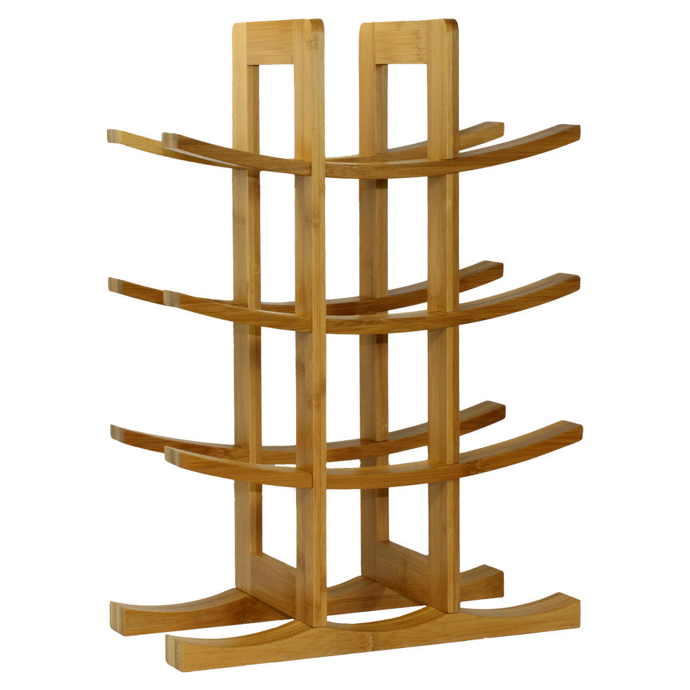 Oceanstar 12 Bottle Natural Bamboo Wine Rack WR1149